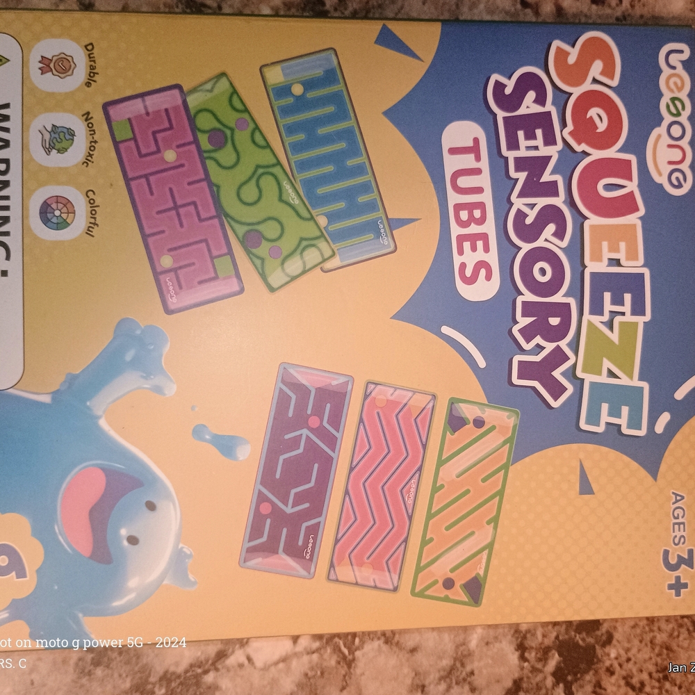 Squeeze Sensory Tubes - Colorful Kids Toy